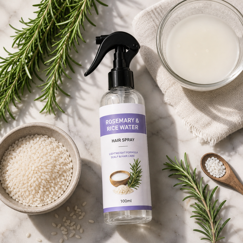 Rosemary & Rice Water Hair Spray - Lightweight Scalp & Hair Care